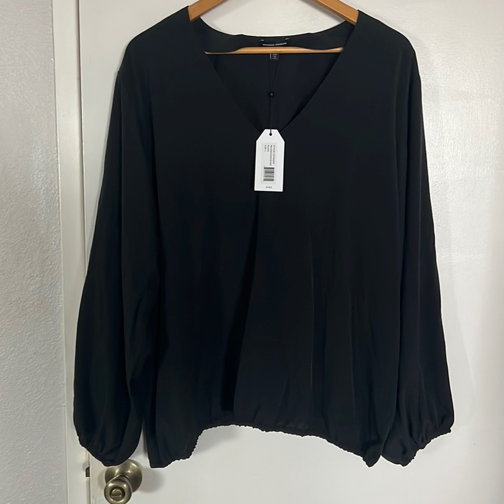 Universal Standard Long Sleeve Balloon Sleeve Blouse sz 22-24 NWT